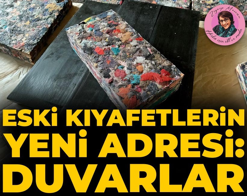 Eski kıyafetlerin yeni adresi: Duvarlar