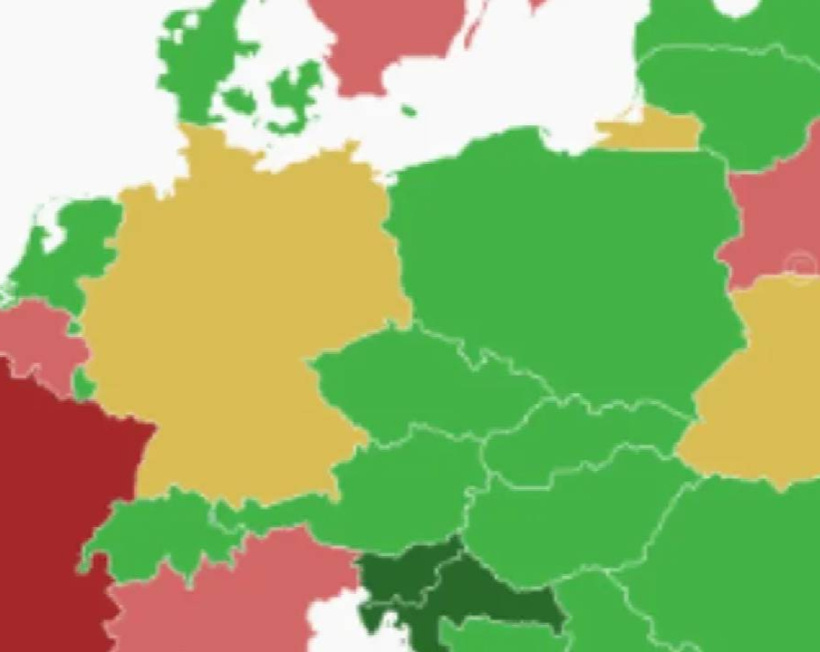 Sosyal medyayı ikiye böldüren Avrupa haritası