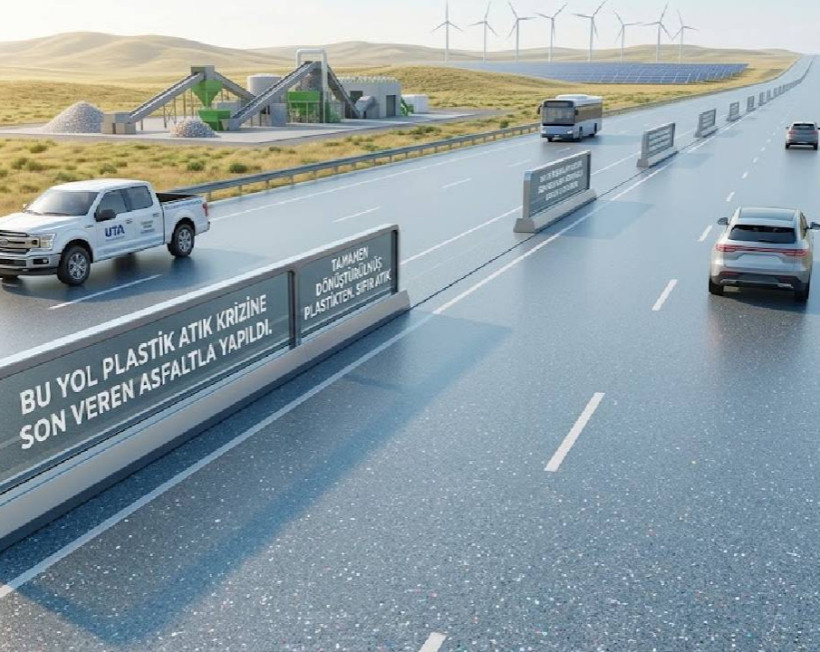 Bu yol plastik atık krizine son veren asfaltla yapıldı: Ne eriyor ne çatlıyor!