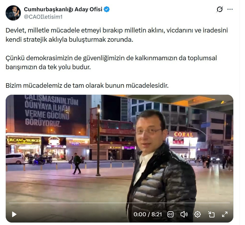 İmamoğlu "Bizim mücadelemiz de tam olarak bunun mücadelesidir" diyerek açıkladı - Resim : 3