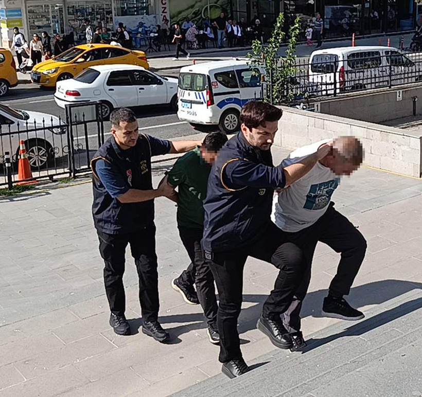 Banka görevlisi tezgahı bozdu! Dolandırıcılar kapı önünde enselendi - Resim : 2