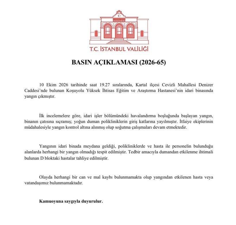 Son dakika | İstanbul’da hastanede yangın! Hastalar tahliye edildi - Resim : 2