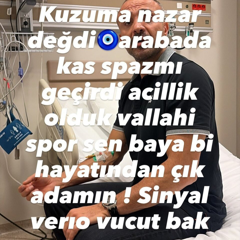 Demet Akalın hastaneden paylaştı: Okan Kurt kalp spazmı geçirdi - Resim : 2