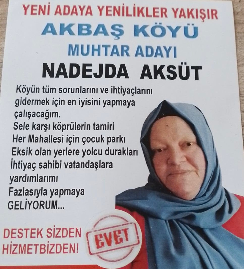 Moldovalı gelin, köye muhtar adayı oldu... Kapı kapı dolaşıp destek istiyor