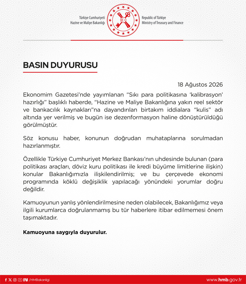 Son dakika | 'Ekonomiye seçim ayarı' iddialarına bakanlıktan açıklama geldi - Resim : 2